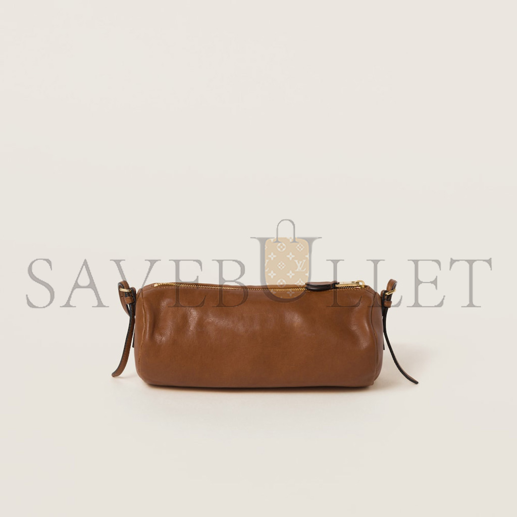 MIU MIU NAPPA LEATHER COSMETIC BAG 5NE851 (22*9*9cm) MIU MIU NAPPA LEATHER COSMETIC BAG 5NE851 (22*9*9cm)